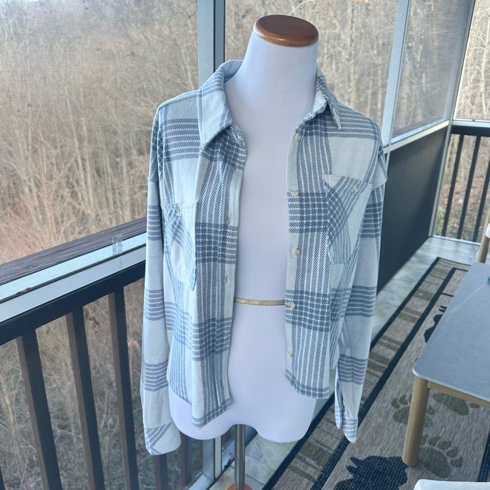 Thread & Supply Blue and White Shirt from Dry Goods